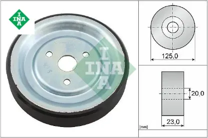 Devırdaım kasnagı grandland partner-berlıngo-207-208-308-508-rcz-3008-5008 c3-c4-c5-ds3-ds4-ds5 1.4 ına 1204.59/ 1204.47/ 3648867/ 11517619020 resmi