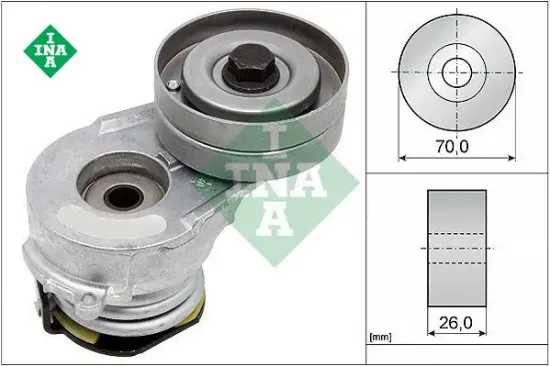 Alternatör gergi rulmanı kütüklü astra g-h-combo-corsa c-merıva 1.7cdtı-1.7dtı 16v 00> ına 97184929/ 1204641/ 1204853/ 97222553 resmi