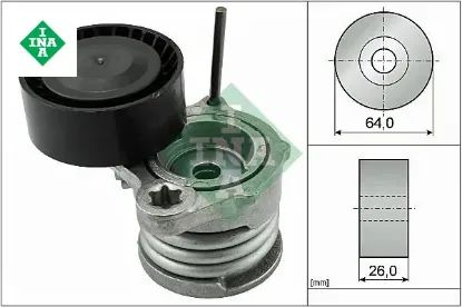 Kayıs gergı rulmanı bmw n47 m47 m57 e87 e90 e91 e92 e93 kutuklu ına 11287790447 resmi