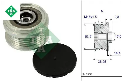 Alternatör kasnağı astra j-corsa d-ınsıgnıa a-merıva b-zafıra c-cruze 1.2-1.4 xer-nel-net-a14xel 120 ına 13597227/ 13588290/ 1204287/ 1204301 resmi