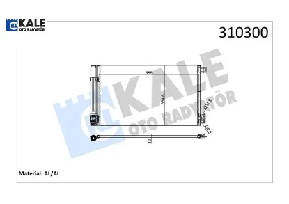 Klima kondenseri combo d-corsa d-e adam-bıpper-tepee-nemo 1.2-1.4 hdı 08 fıorıno 1.4-1.3d mj 07 571x kale radyatör 95530541/ 6455.Ga/ 55700406/ 52039557 resmi
