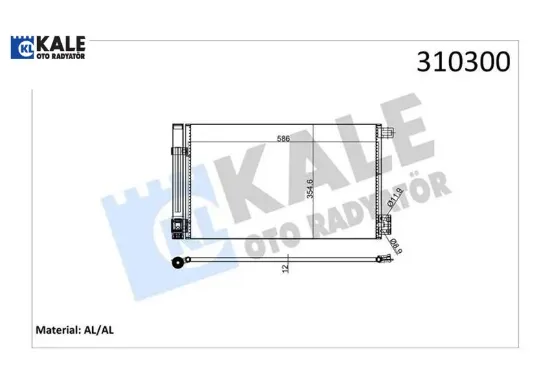 Klima kondenseri combo d-corsa d-e adam-bıpper-tepee-nemo 1.2-1.4 hdı 08 fıorıno 1.4-1.3d mj 07 571x kale radyatör 95530541/ 6455.Ga/ 55700406/ 52039557 resmi