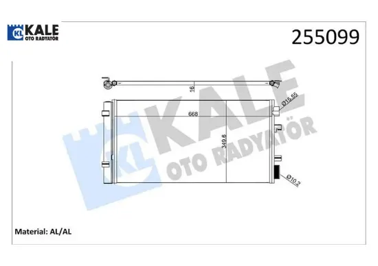 Klima radyatörü kondenser fluence 09 megane ııı 09 scenıc ııı 09 1.2tce 1.5dci 1.6 1.9dci 2.0 müşürs kale radyatör 921000294r/ 921003293r/ 921009956r resmi