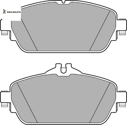 Fren balatası on w205 s205 c205 a205 w213 s213 a238 kale balata a0004209703 resmi