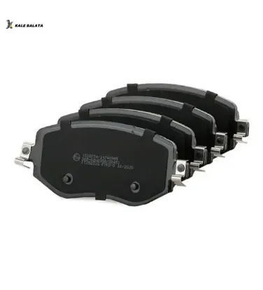 Ön fren balatası megane ıv 15 tüm motor tipleri g:129mm y:58.4 mm k:18mm kale balata 410603407r/ wva22610/ 410605929r resmi