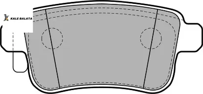 Fren balatası arka cıtan w415 12 . Kangoo ıı 09 kale balata a4154210410/ 440604876r resmi