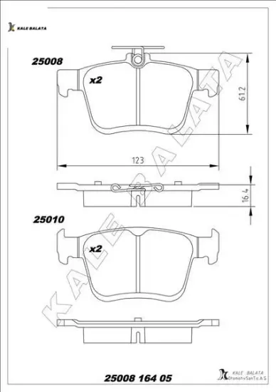 Arka balata golf vıı 2014 touran t-roc 2018 a3 2014 2020 q2 2016 tt 2018 ateca 2016 leon 2014-2020 s kale balata 8v0698451/ 5q0698451c/ 3q0698451f resmi