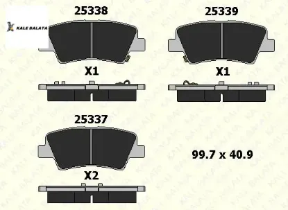 Arka fren balata i20 1.2l g4la 15-20 1.4l g4lc 15-18 1.4l d4fc crdi 15-18 / elantra 1.6l d4fb g4fg 1 kale balata 58302c8a30/ 58302f2a30/ 58302d7a70 resmi