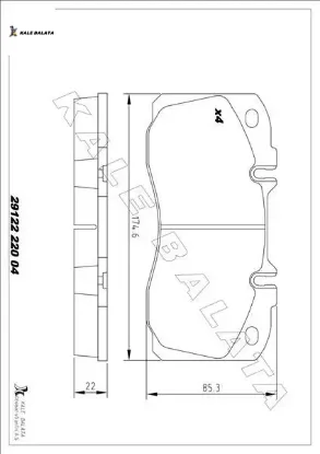 Balata ön daıly ıv-v-vı-euro cargo ı-ııı 06 - kale balata  resmi
