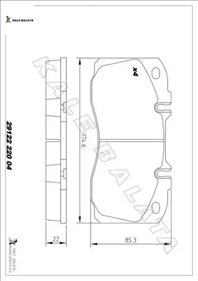 Balata ön daıly ıv-v-vı-euro cargo ı-ııı 06 - kale balata  resmi