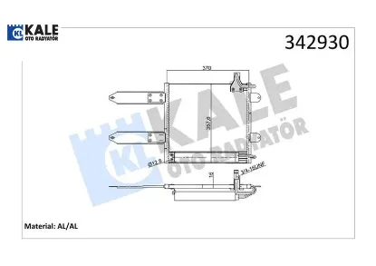 Klima kondenseri polo-lupo-arosa variant al-al kale radyatör 6x0820411a/ 6x0820413a resmi