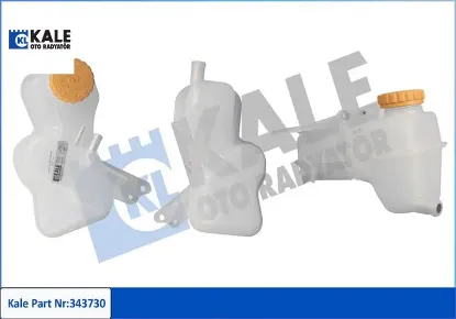 Genleşme kavanozu kapaklı calıbra a 2.0 i-vectra a 1.6-1.8-2.0 radyatör ek su deposu kale radyatör 1304629/ 1304640/ 90322478/ 90409612 resmi