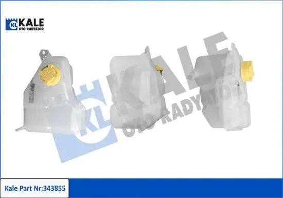 Radyator yedek su deposu fıesta v fusıon 1.25 1.4 zetec s 01 12 kapaklı kale radyatör 1142509/ 1146360/ 1221362/ 2s6h8k218af resmi