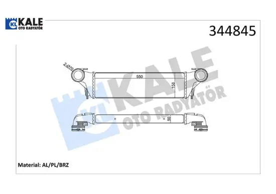 Turbosarj radyatoru m57 x5 e53 00 06 kale radyatör 17517791231 resmi