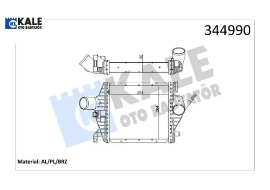 Turbosarj radyatoru vıto w638 97 03 kale radyatör a6385012301 resmi