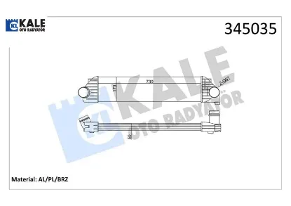 Turbo radyatörü master ııı 10 movano b 10 2.3dci kale radyatör 144960015r/ 144969388r resmi