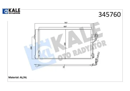 Klıma radyatoru vıto w639 03 kale radyatör a6398350800 resmi