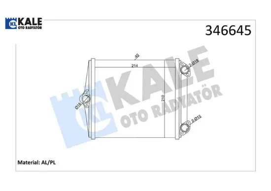 Kalorıfer radyatoru s-class w126 85 91 kale radyatör a0028355301 resmi
