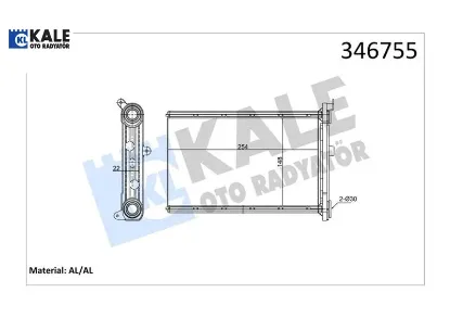 Kalorıfer radyatoru e87 e90 f26 f25 e84 e92 e91 e81 kale radyatör 64119128953 resmi