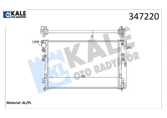 Radyatör jumpy-expert-scudo-p806 1.8i-2.0i 8v-2.0i 16v al/mknk kale radyatör 1301.W2/ 1301.W4/ 1301.P2/ 1301.P3 resmi