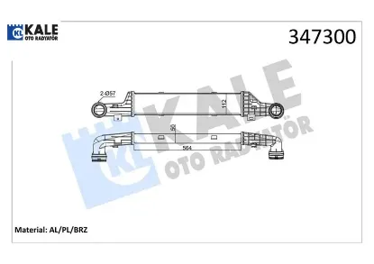 Turbosarj radyatoru e-class w210 s210 kale radyatör a2105002000 resmi