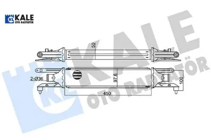 İntercooler al/pl/brz grande punto-punto-punto evo kale radyatör 55700449/ 51837369/ 50540161 resmi