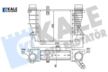 İntercooler al/pl/brz clıo ııı-modus-grand modus-note-nv200 kale radyatör 144619u20a/ 144618748r resmi