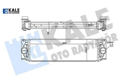 Turbosarj radyatoru sprınter b906 b907 b910 . Crafter 30-35-50 kale radyatör a9065010201/ 2e0145804a resmi