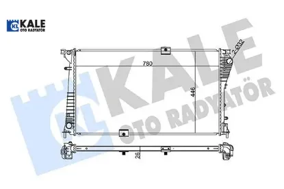 Radyatör vıvaro 06 trafıc ıı06 2.5cdtı g9u.6.30 ac klimasız mek 780x462.25x27 al pl brz kale radyatör 93857125/ 8200465488 resmi