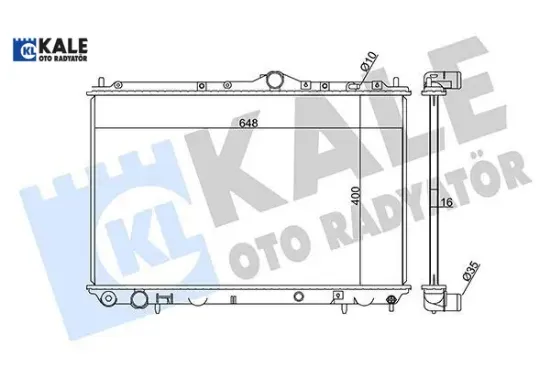 Radyatör al/pl/brz s40 1.6 1.8 1.8i 2.0 1995-2004 v40 1.6 1.8 1.8i 2.0 1995-2004 kale radyatör 8601843/ 8602065/ 8602107 resmi