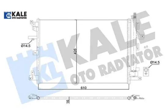 Klima radyötörü kondenser xc90 ı 2.5t t6 3.2 v8 d3 d5 04 14 kale radyatör 30648955/ 30781280/ 31369510 resmi