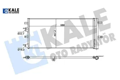 Klıma radyatoru kondanser mondeo 14 1.0-1.5 ecoboost 1.5 tdcı 2.0 tdcı kale radyatör dg9h19710ae/ hg9h19710ca/ e1gh19710ac resmi