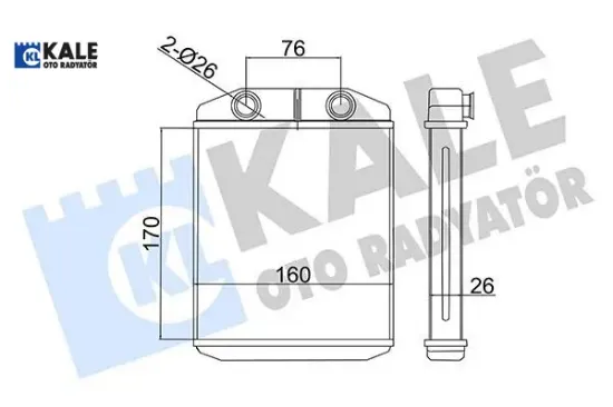 Kalorifer radyatörü clıo ıv 12 captur al-pl-brz kale radyatör 271151577r resmi