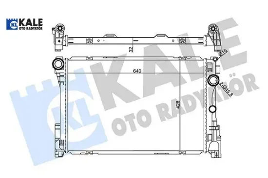 Motor su radyatoru w204 s204 c204 c218 w212 c207 r172 kale radyatör a0995002703 resmi