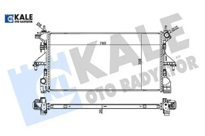 Su radyatörü boxer-jumper 2.2 3.0hdı 06 ducato 2.3d mtj 11 mt mekanik 781x416x24 1616950280-13824240 kale radyatör 1617117280/ 1382421080/ 1616950280 resmi