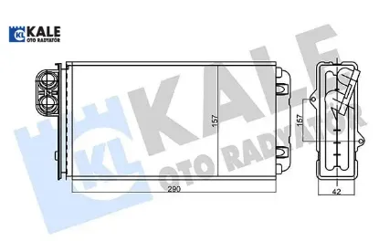 Kalorifer xm-605 kalorifer borusuz al/mknk 42 mm kale radyatör 644861/ 95651001 resmi