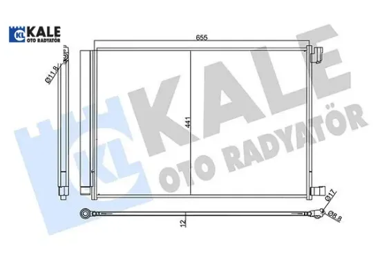 Klıma radyatoru w205 s205 w213 s213 w222 c217 x253 kale radyatör a0995000454 resmi