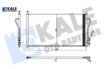 Klıma radyatoru focus ıı 1.4 16v 1.8tdcı 1.6 zetec s 16v 98 04 kale radyatör 1250627/ 1335273/ 1671708/ ys4h19710aa resmi