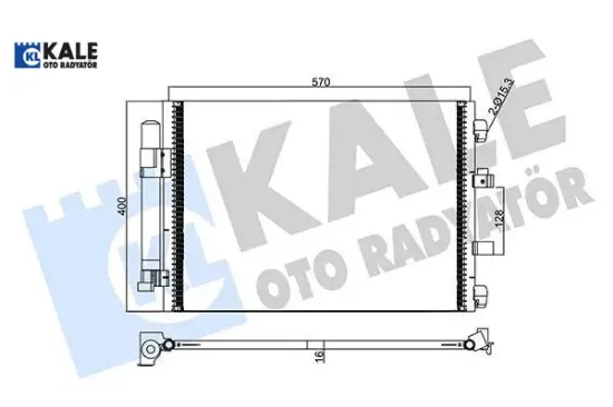 Klıma radyatoru kondanser focus ııı 1.0 ecoboost -1.6tdcı 11 grand c-max 11 591 377 16 kale radyatör bv6119710bd/ bv6119710bc/ 1907673 resmi