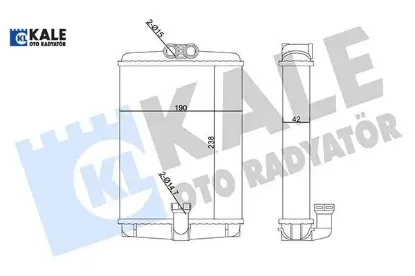 Kalorıfer radyatoru w210 w220 c215 r170 c208 a208 kale radyatör a2108300661 resmi