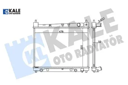 Radyatör yarıs-yarıs verso al/pl/brz 350x478x16 kale radyatör 1640021080/ 1640021060/ 1640021120 resmi