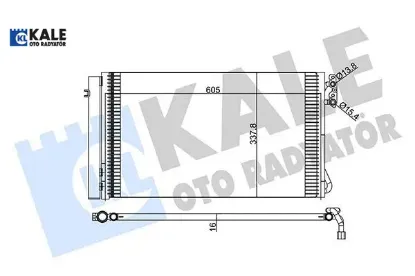 Klıma radyatoru e81 e82 e87 e88 e90 e91 e92 e93 e84 z4 e89 m47 n47 m57 n57 n54 n55 kale radyatör 64539229021 resmi