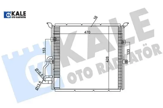 Klıma radyatoru m40 m41 m42 m43 m44 m50 m52 e36 s54 m54 z3 kale radyatör 64538373004/ 64538398181 resmi
