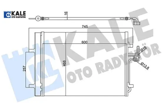 Klıma radyatoru mondeo ıv s max 07 2.0 tdcı galaxy 2.0tdcı 07 14 s60 s80 ıı v60 v70 ııı xc70 ıı 2.5 kale radyatör 6g91 19710 cc/ 9g9119710ba/ 6g9119710 resmi