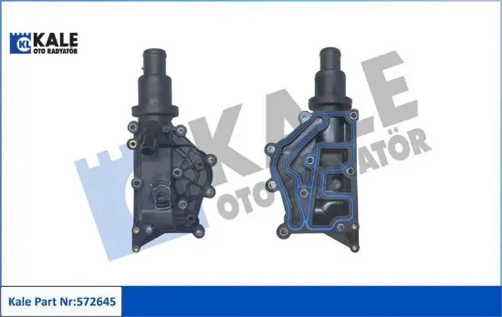 Komple termostat-plastik gövdeli 89 c clıo-fluence-grand scenıc-laguna-megane-scenıc kale radyatör 8200700092 resmi