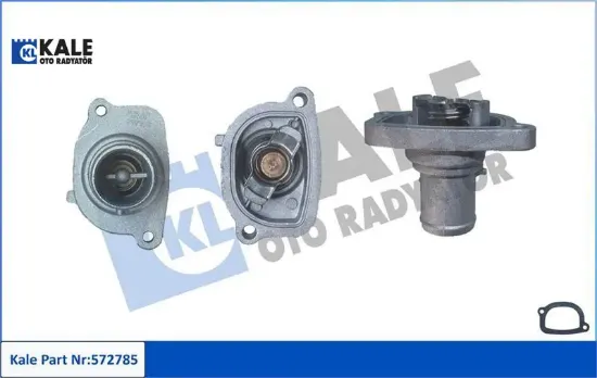 Termostat flanş 87 c brava-bravo-ıdea-marea-palıo-punto-stılo-lancıa musa-y-ypsılon kale radyatör 0046523118/ 0046737644/ / 46523118 resmi