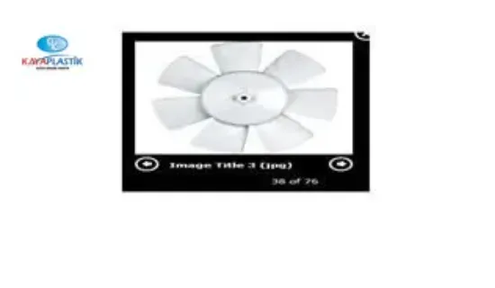 Kalorifer pervanesi r9 kaya plastık 7701027046 resmi