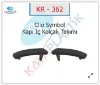 Kapı iç kolçak takımı symbol-sandero kaya plastık 809603577r resmi