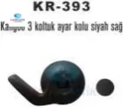 Koltuk ayar kolu siyah sağ kangoo 3 kaya plastık 7701209972 resmi