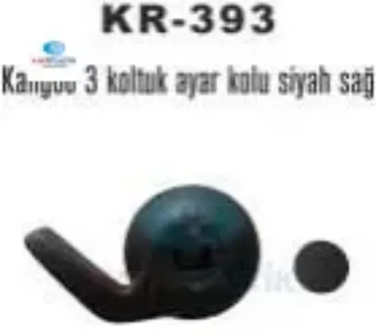 Koltuk ayar kolu siyah sağ kangoo 3 kaya plastık 7701209972 resmi